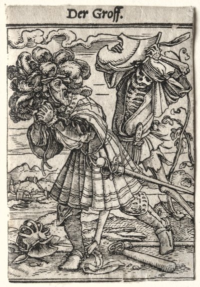 Taniec Śmierci: Hrabia autorstwa Hans Holbein