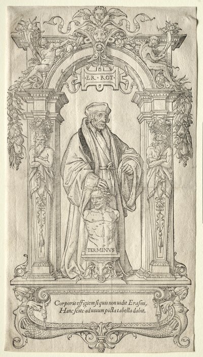 Erazm z Rotterdamu. autorstwa Hans Holbein