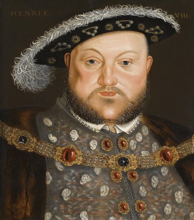 Portret króla Henryka VIII z Anglii autorstwa Hans, Holbein