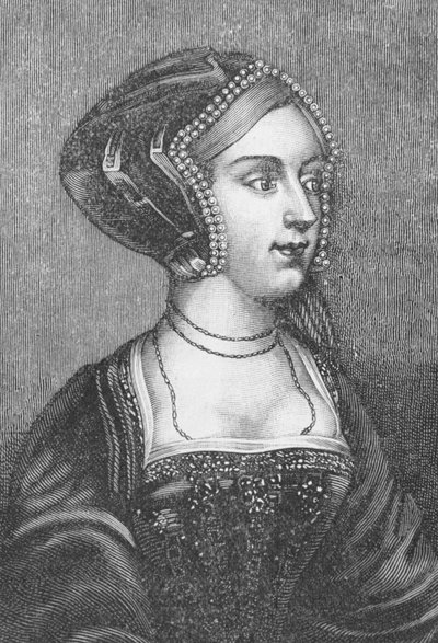 Anne Boleyn (c.1507-36) Druga żona Henryka VIII Anglii (patrz także 68049) autorstwa Hans Holbein der Jüngere
