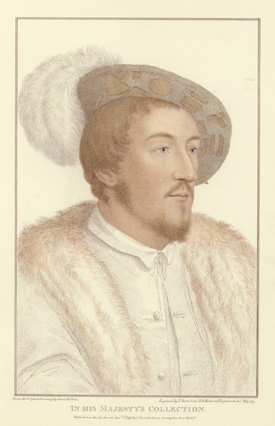 Anonimowy mężczyzna (akwatinta) autorstwa Hans Holbein der Jüngere