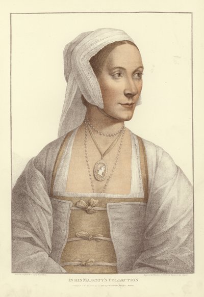 Anonimowa kobieta (akwatinta) autorstwa Hans Holbein der Jüngere