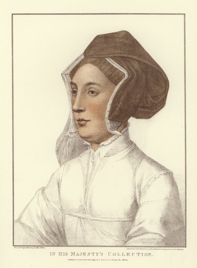 Anonimowa kobieta (akwatinta) autorstwa Hans Holbein der Jüngere