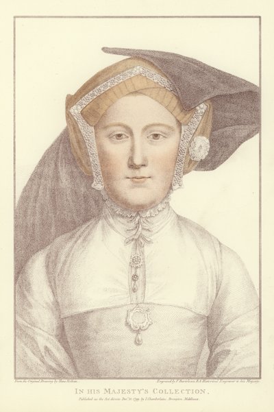 Anonimowa kobieta (akwatinta) autorstwa Hans Holbein der Jüngere
