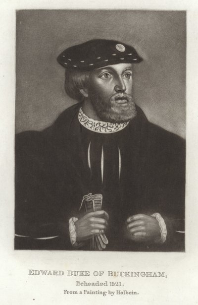 Edward książę Buckingham autorstwa Hans Holbein der Jüngere