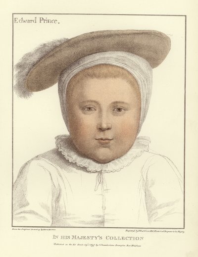 Edward, książę Walii (akwatinta) autorstwa Hans Holbein der Jüngere