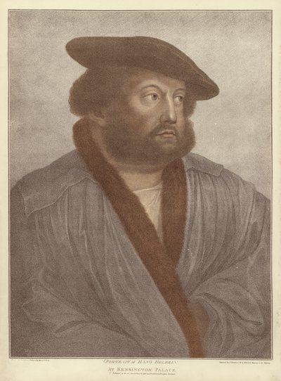 Hans Holbein Młodszy (akwatinta) autorstwa Hans Holbein der Jüngere