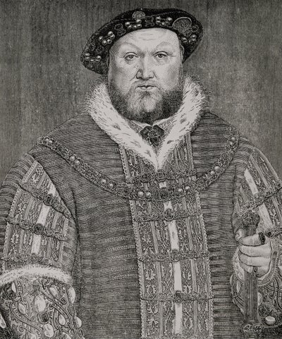 Henryk VIII (1491-1547) autorstwa Hans Holbein der Jüngere