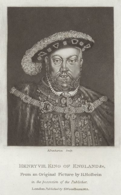 Henryk VIII Król Anglii autorstwa Hans Holbein der Jüngere