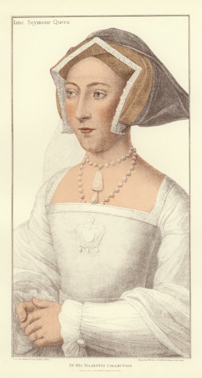 Jane Seymour, królowa Anglii (akwatinta) autorstwa Hans Holbein der Jüngere