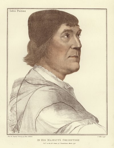 John Poines (akwatinta) autorstwa Hans Holbein der Jüngere