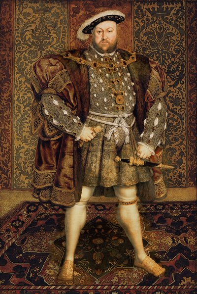 Król Henryk VIII autorstwa Hans Holbein der Jüngere