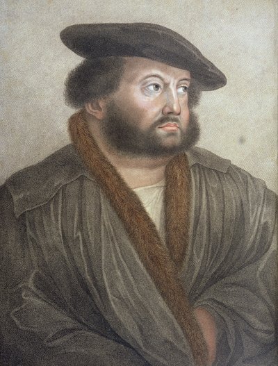 Portret Hansa Holbeina (14978-1543) rytowany przez Francesco Bartolozziego (1727-1815) autorstwa Hans Holbein der Jüngere