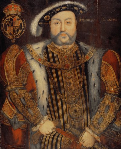Portret Henryka VIII (1491-1547) autorstwa Hans Holbein der Jüngere