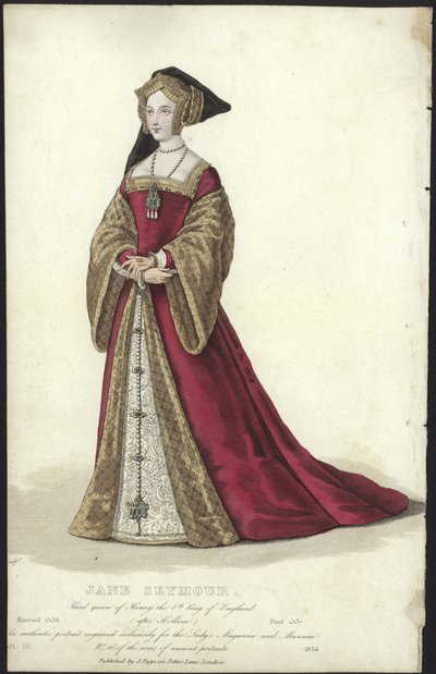 Portret Jane Seymour autorstwa Hans Holbein der Jüngere
