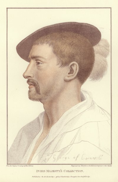 Simon George z Quocoute (akwatinta) autorstwa Hans Holbein der Jüngere