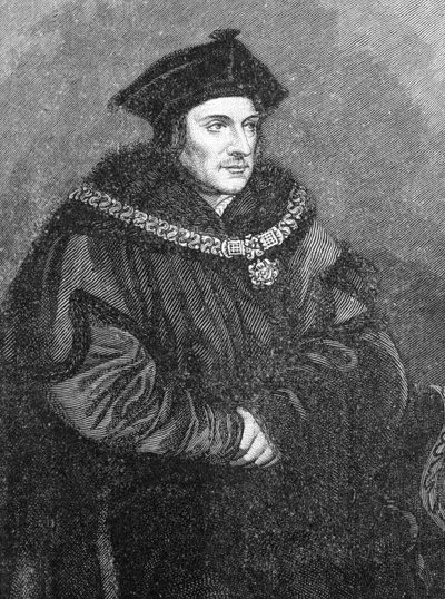سر توماس مور (۱۴۷۸-۱۵۳۵) (۸۴۱۱۶ هم وګورئ) پولی autorstwa Hans Holbein der Jüngere