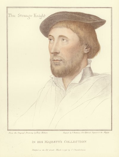 Sir Thomas Strange (akwatinta) autorstwa Hans Holbein der Jüngere