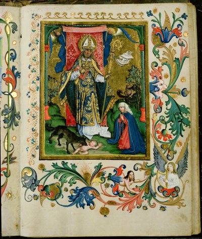 Św. Augustyn z Dziewicą z Dzieciątkiem autorstwa Hans Holbein der Jüngere