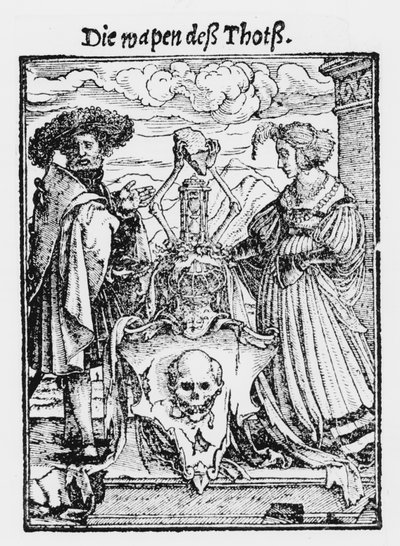 Pudełko umarłych z „Tańca śmierci”, sztychowane przez Hansa Lutzelburgera, ok. 1538 autorstwa Hans Holbein der Jüngere