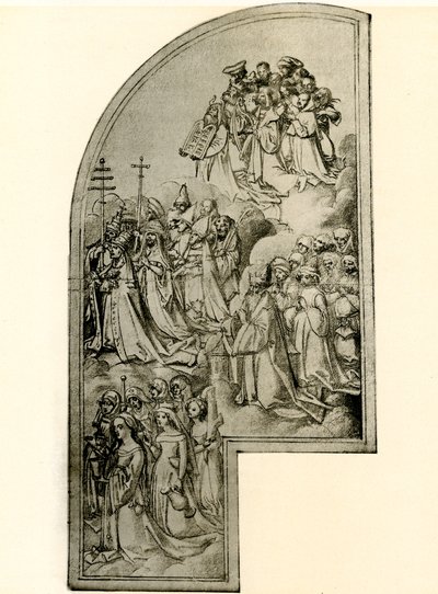 Projekt ołtarza przedstawiającego Świętych autorstwa Hans Holbein the Elder