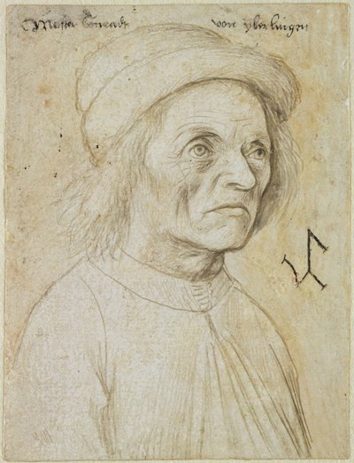 Portret Konrada Wurffela (srebrny ołówek na papierze) autorstwa Hans Holbein the Elder