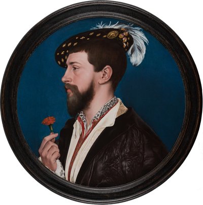 Portret Szymona Jerzego z Kornwalii, ok. 1535-40 (mieszane media na drewnie dębowym) autorstwa Hans Holbein the Elder