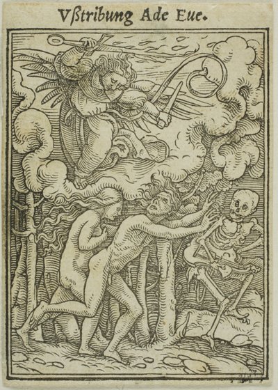 Adam i Ewa wypędzeni z raju autorstwa Hans Holbein the Younger