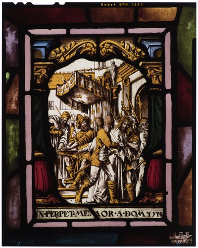 Chrystus osądzony przez Piłata autorstwa Hans Holbein der Jüngere