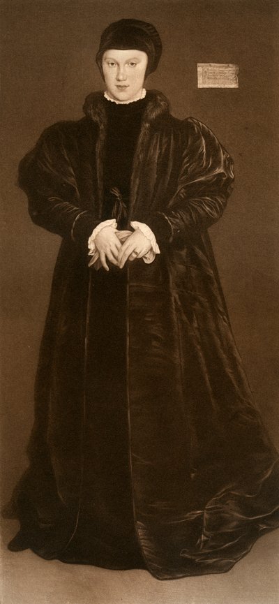 Krystyna Danii, księżna Mediolanu, 1538, 1902 autorstwa Hans Holbein der Jüngere