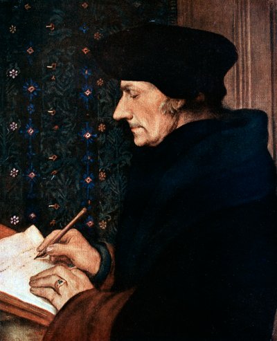 Desiderus Erasmus 1497-1543, holenderski humanista i uczony, 1523. autorstwa Hans Holbein der Jüngere