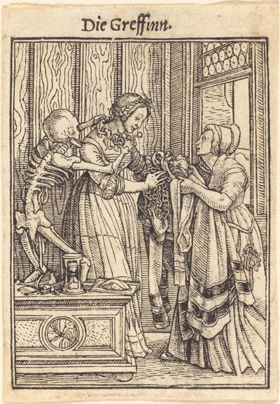Hrabina. autorstwa Hans Holbein der Jüngere