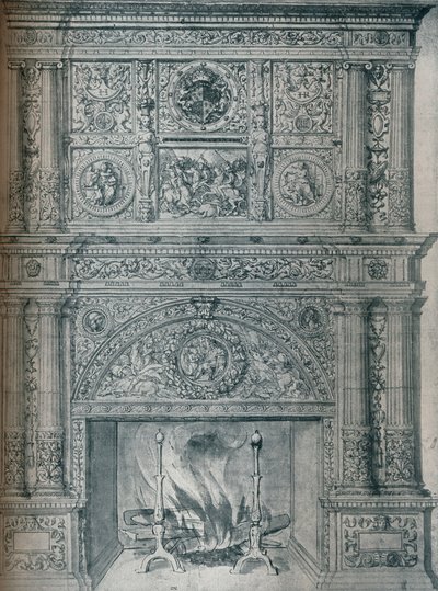 Rysunek komina, c1537 autorstwa Hans Holbein der Jüngere