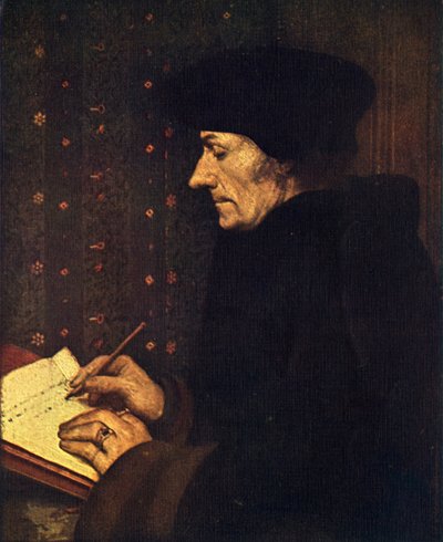 Erazm, 1523, 1909 autorstwa Hans Holbein der Jüngere