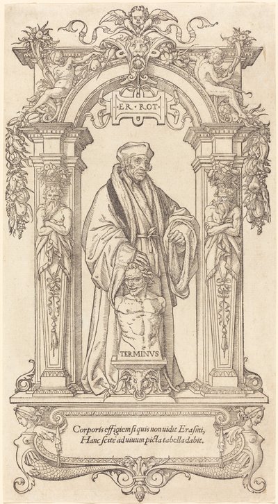 Erazm z Rotterdamu, c. 1538. autorstwa Hans Holbein der Jüngere
