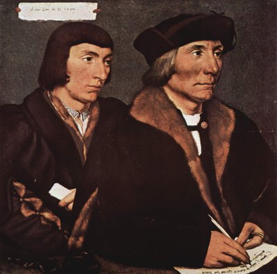 Thomas Godsalve (1481-1542) und sein Sohn Sir John (etwa 1510-1556) Portret Thomasa Godsalve