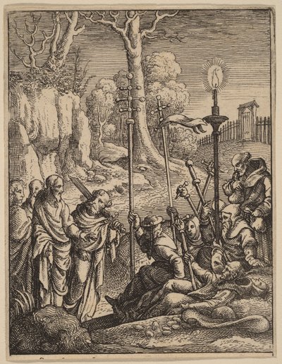 Jezus staje wobec swoich przeciwników autorstwa Hans Holbein the Younger