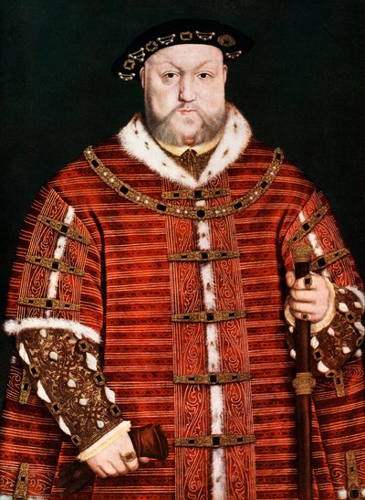 Król Henryk VIII, 1542-1550 autorstwa Hans Holbein der Jüngere