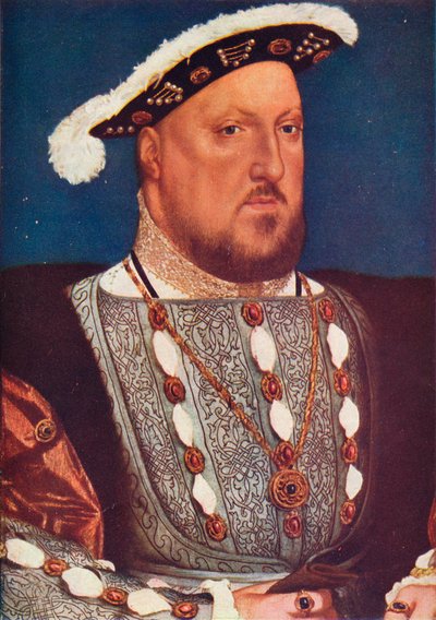 Król Henryk VIII, c1537 autorstwa Hans Holbein der Jüngere