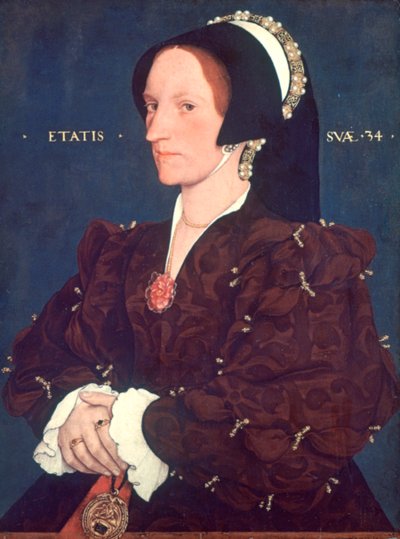 Lady Lee, Margaret Wyatt, 1540 autorstwa Hans Holbein der Jüngere