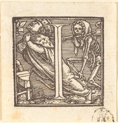 Litera I autorstwa Hans Holbein der Jüngere