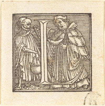 Litera L. autorstwa Hans Holbein der Jüngere