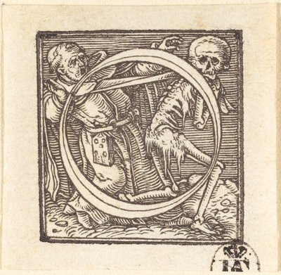 Litera O. autorstwa Hans Holbein der Jüngere