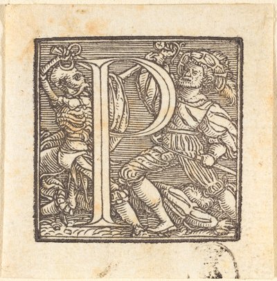 Litera P. autorstwa Hans Holbein der Jüngere