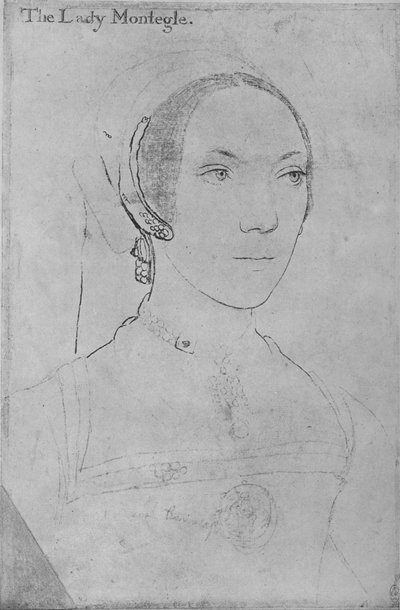 Maryja, Lady Monteagle, c1538-1540 1945 autorstwa Hans Holbein der Jüngere