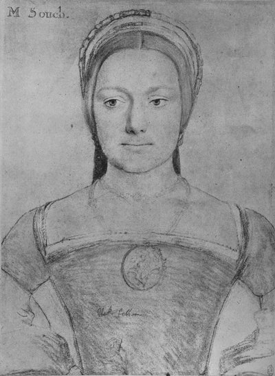 Mary Zouch, c1532-1543 1945 autorstwa Hans Holbein der Jüngere