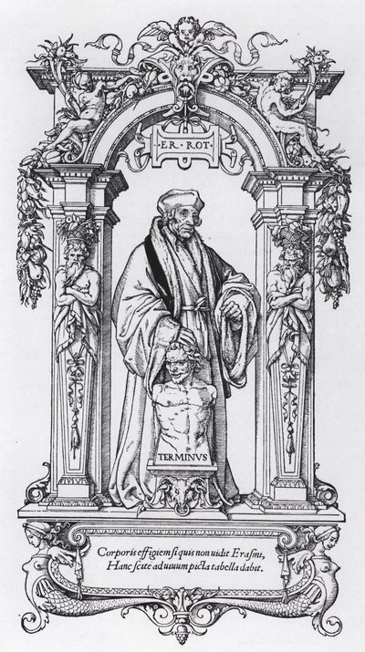 Portret Erazma z Rotterdamu (Erazm "w futerale") autorstwa Hans Holbein the Younger
