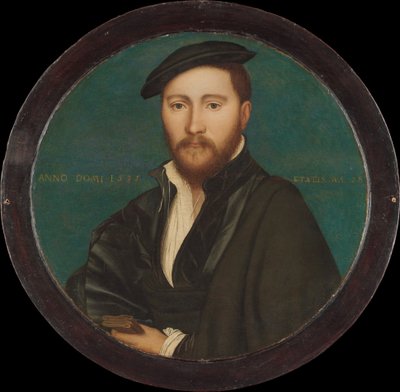 Portret mężczyzny, 1535 (olej i złoto na dębie) autorstwa Hans Holbein der Jüngere