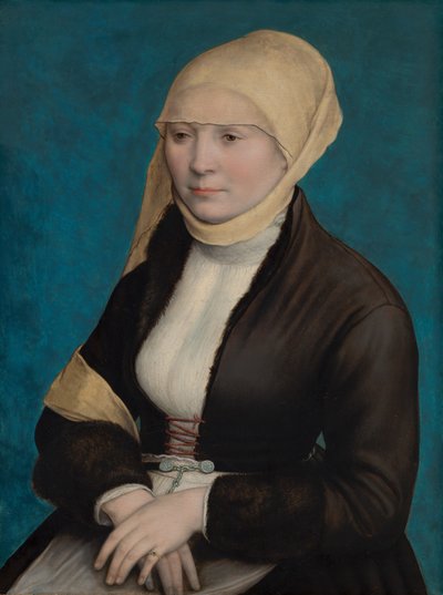 Portret kobiety z południowych Niemiec, ok. 1520-1525 autorstwa Hans Holbein der Jüngere