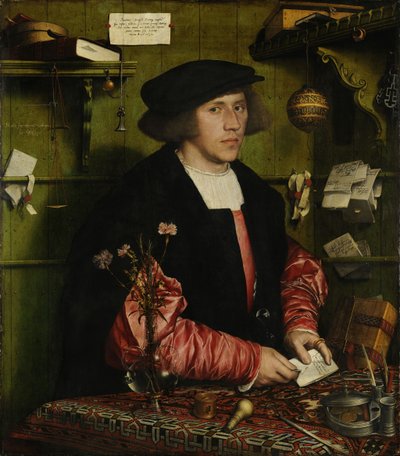 Portret kupca Jerzego Gisze autorstwa Hans Holbein der Jüngere